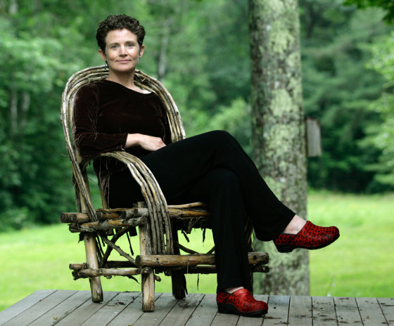 The Rev. Kate Braestrup, seen July 19 at her home in Lincolnville, Maine, works as a chaplain for the Maine Warden Service. She recently published a memoir titled "Here If You Need Me." 