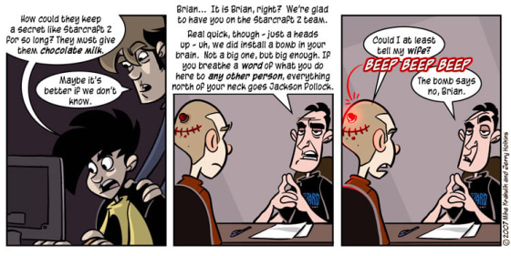 This Penny Arcade comic "outed" its long-awaited real-time strategy sequel.