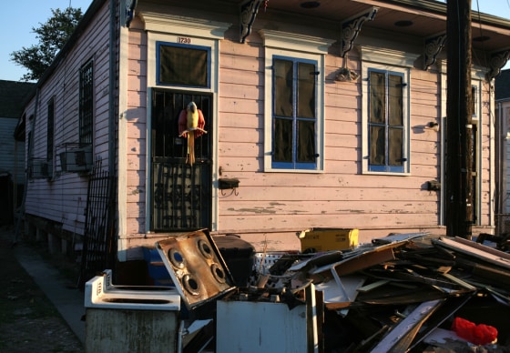 Andre Dunn hopes to move his family into his house in New Orleans Seventh Ward by the end of September.