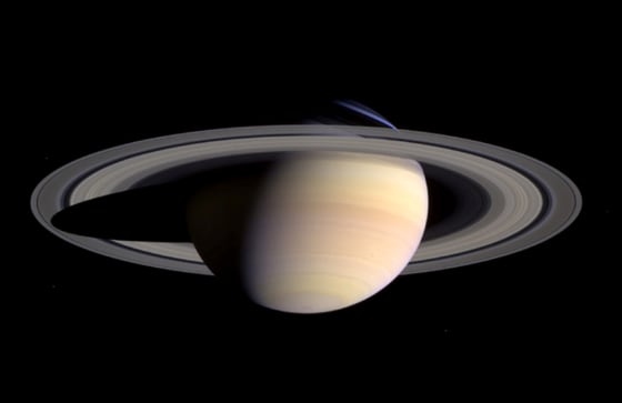 The formation of Saturn's rings is but one of the planet's many mysteries. They look solid, but they're made of particles, mostly dirty ice, from small grains to big boulders.