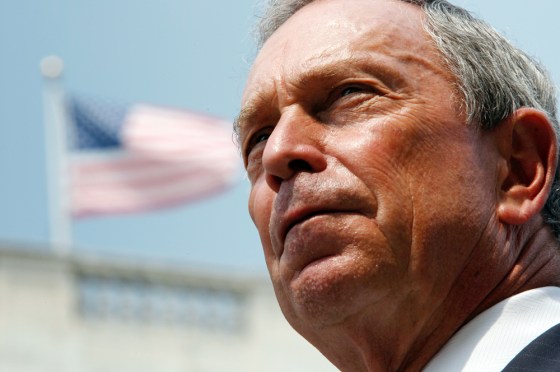 New York Mayor Michael Bloomberg makes trip to Capitol Hill in efforts to strengthen law enforcement access to gun trace data.