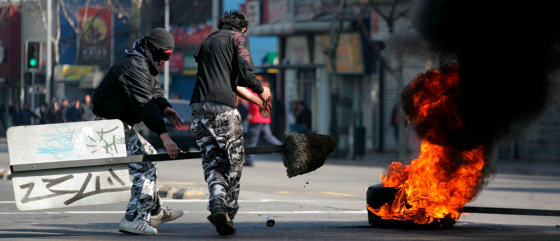 PROTESTS IN SANTIAGO