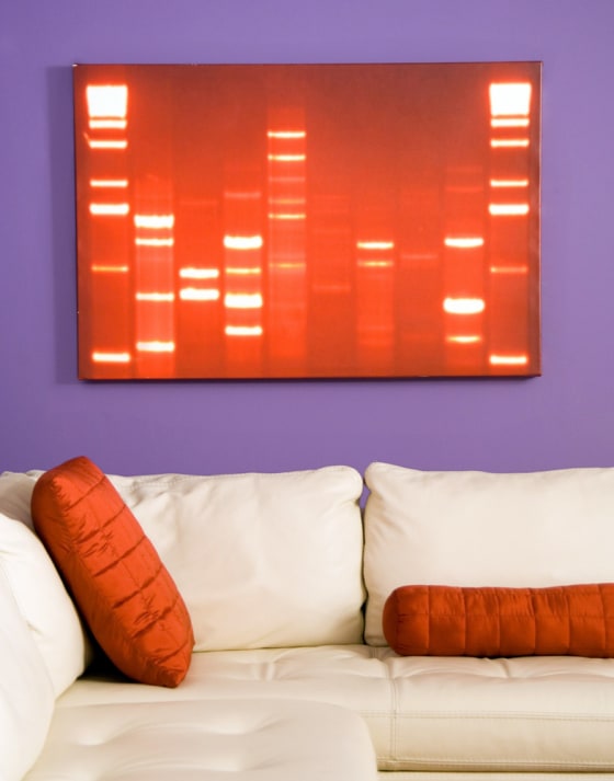 DNA artwork is seen in handout image