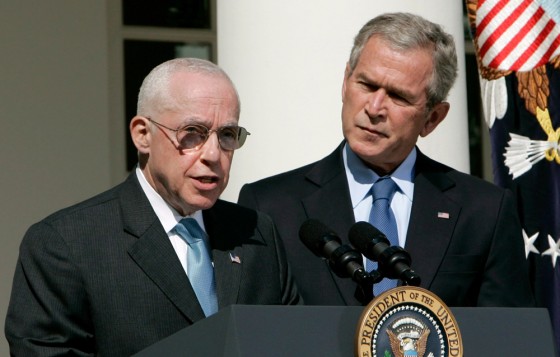 US President George W. Bush announces nominee for attorney general