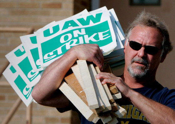 Strike by United Auto Workers against General Motor Corp