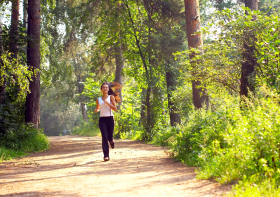 If you've got the time, an outdoor workout can not only give you a chance to explore your destination, it might also be the best remedy for work-related stress.