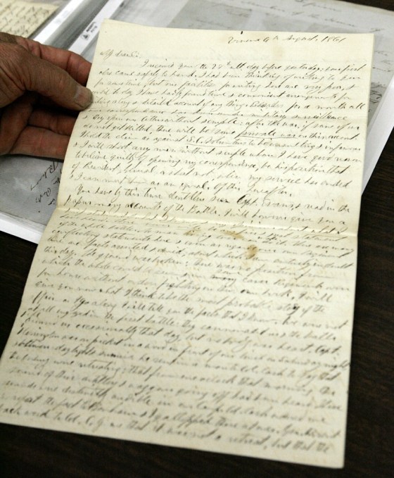 More than 400 Civil War-era letters auctioned