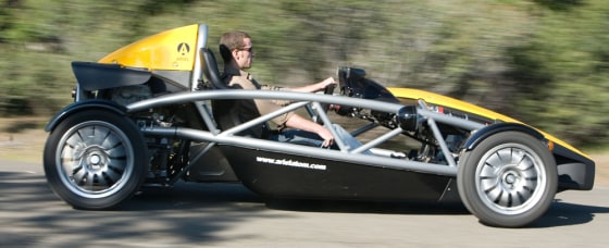 Hey, where's the rest of it? Despite it's go-kart similarities, the Atom is street legal. Like a go-kart, it's fun.