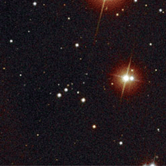 This animated image alternates between a "before" image from the Sloan Digital Sky Survey and an "after" image from NASA's Swift Ultraviolet/Optical Telescope. The bright spot in the very center is a stellar explosion known as GRB 060218 that outshone the entire host galaxy.