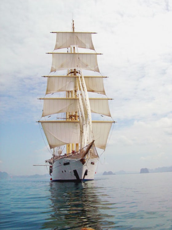 Cruising the Caribbean aboard the Star Clipper.
