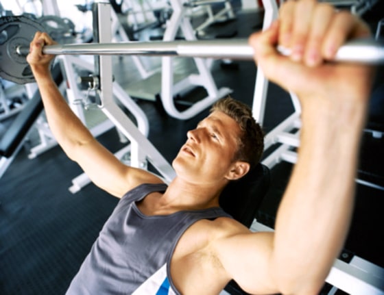 Image: Lifting weights