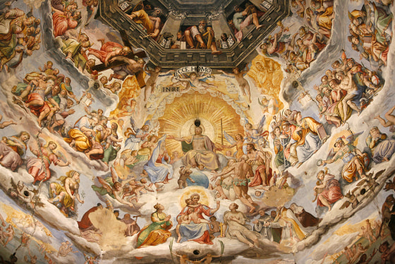 <Last Judgment> Fresco Cycle by Frederico Zuccaro and Giorgio Vasari