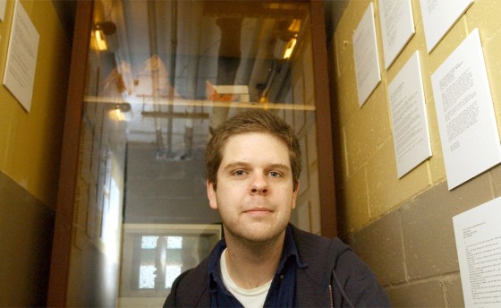 Artist Mike Rosenthal worked with artists Daniel Greenfeld and Jesse Jarnaw to create an exhibit about Spam.