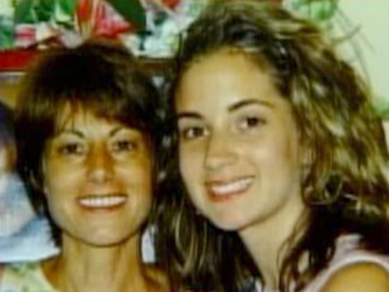 Taylor Behl (right) is pictured in happier times with her mother, Janet Pelasara (left).
