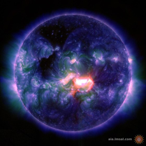 Image: Active sun