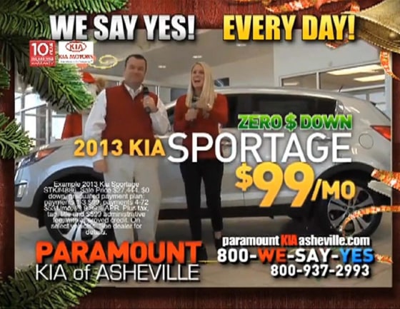 Image: Car sales ad