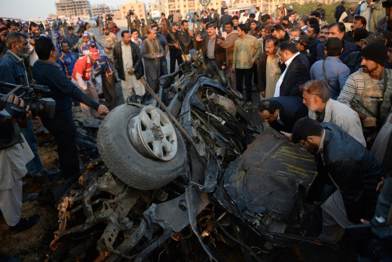 Image: PAKISTAN-UNREST-BLAST