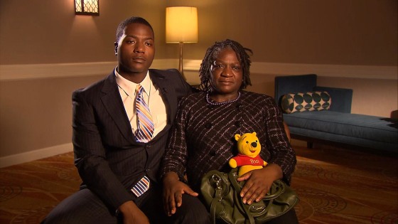 Jonathon Ferrell's brother, Willie, and his mother, Georgia.