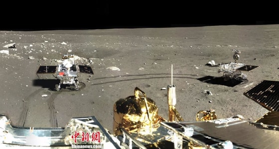 Yu Tu China's Moon Rover Stars in Wide-Screen Picture