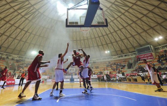 The Ahli International basketball championship in Benghazi, Libya.