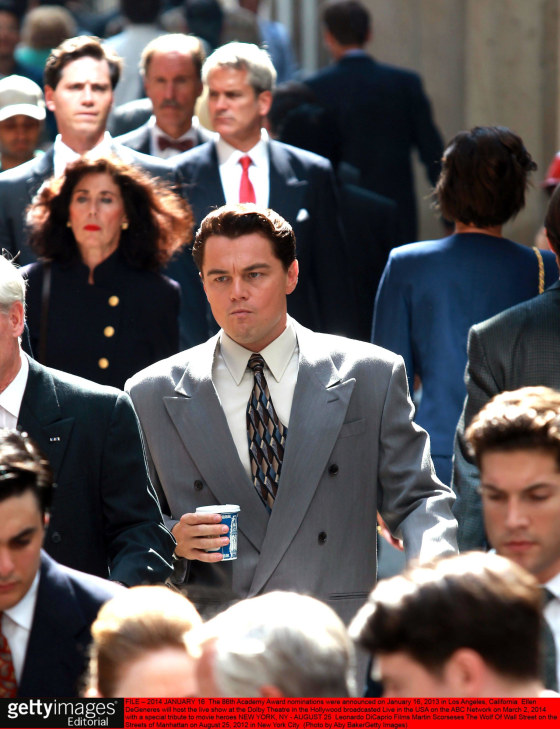 Leonardo DiCaprio curses a lot in \"The Wold of Wall Street.\" Experts say vulgar language is not unexpected in high-pressure offices.