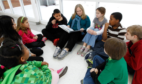 IMAGE: Students at Oak Mountain Intermediate School in Indian Springs, Ala.
