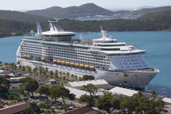 The Royal Caribbean International's Explorer of the Seas is due into a New Jersey port today.