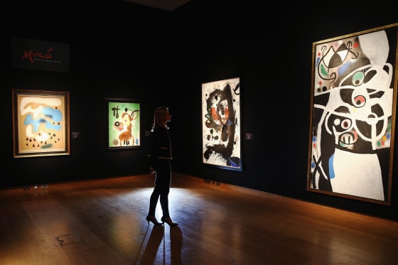 Image: Press Preview For Impressionist, Modern and Surrealist Artworks Auction At Christie's