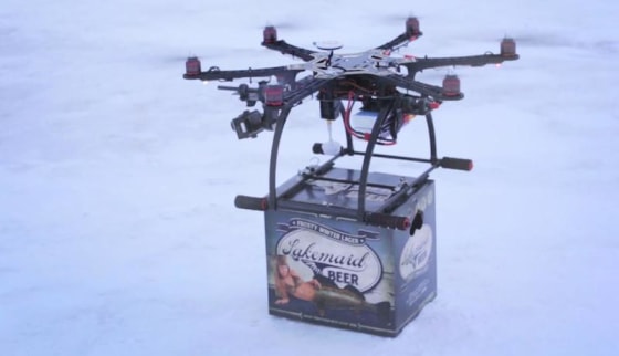 Jeff Bezos isn't the only one promising drone deliveries.