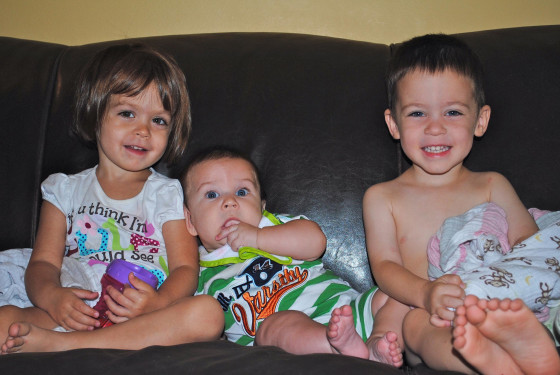 Image: Ava, Cole and Tatum Kalinsky