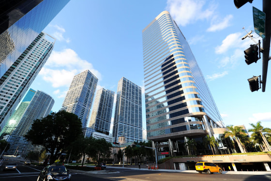 Image: The skyline in Downtown Miami on May 25, 2013.