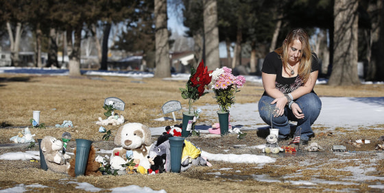 Image: Heather Surovik at Mountain View Cemetery in Longmont, Co.