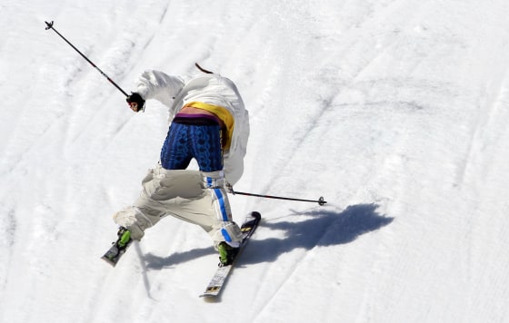 Pants Down: Skier Suffers Wardrobe Malfunction