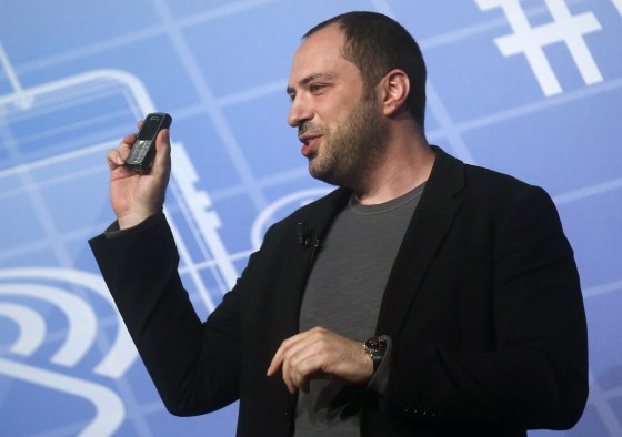 Image: WhatsApp CEO and co-founder Jan Koum delivers a speech at the Mobile World Congress in Barcelona