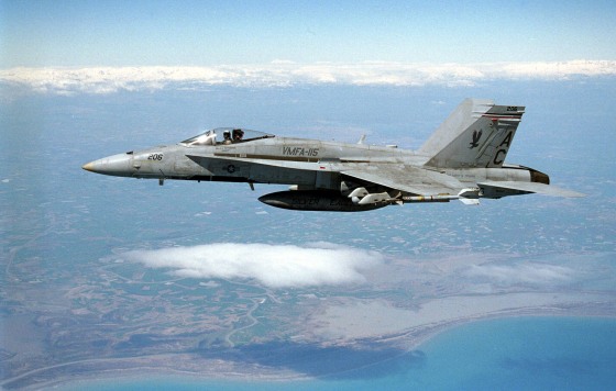 F/A 18C Hornet.