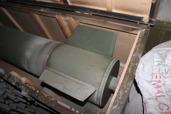 Image: A missile on an intercepted ship in the Red Sea