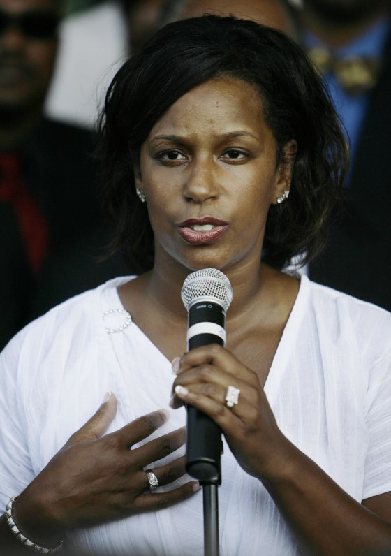 Image: Al Sharpton, Jeri Wright