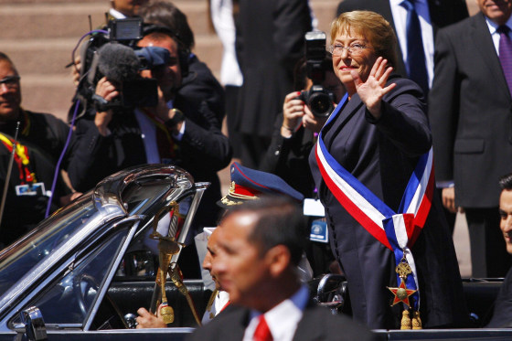 Image: CEREMONY OF INVESTITURE OF MICHELLE BACHELET