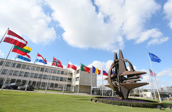 Image: Nato north atlantic council will gather at alliance headquarters about Ukraine last development