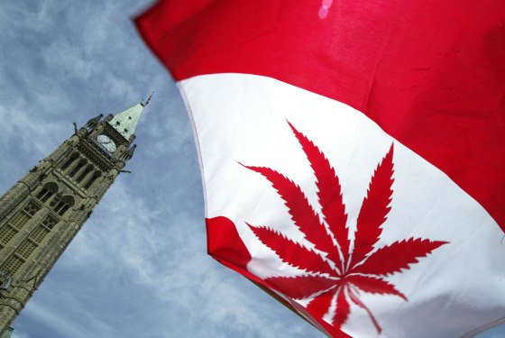 Marijuana March For Freedom Is Held on Parliament Hill