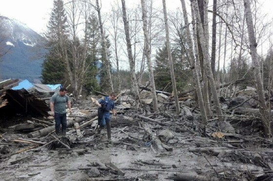 Image: Washington mudslide