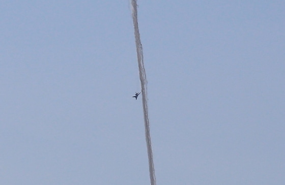 Image: Syrian warplane crash