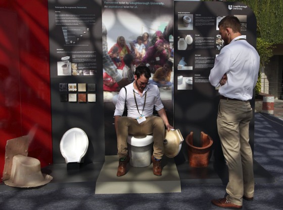 Reinvent The Toilet Fair in New Delhi,