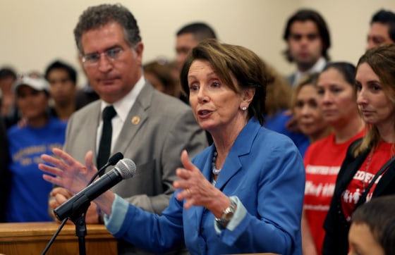Image: Nancy Pelosi Attends Fast For Families Event In Support Of Immigration Reform