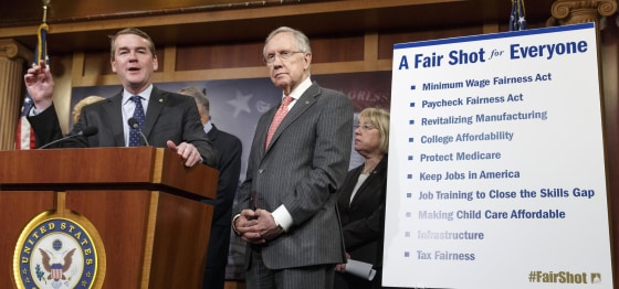 Image: Harry Reid, Patty Murray, Michael Bennet