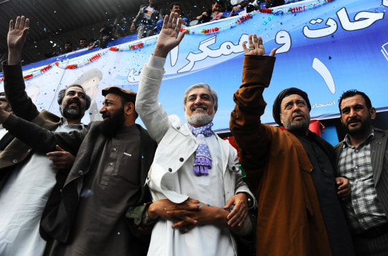 Image: AFGHANISTAN-VOTE-ABDULLAH
