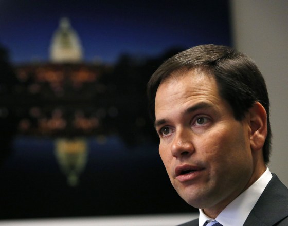 Image: US Senator Rubio is interviewed at Reuters Health Summit 2014 in Washington