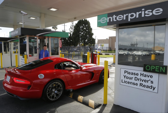 Image: A 2013 Dodge Viper rental car