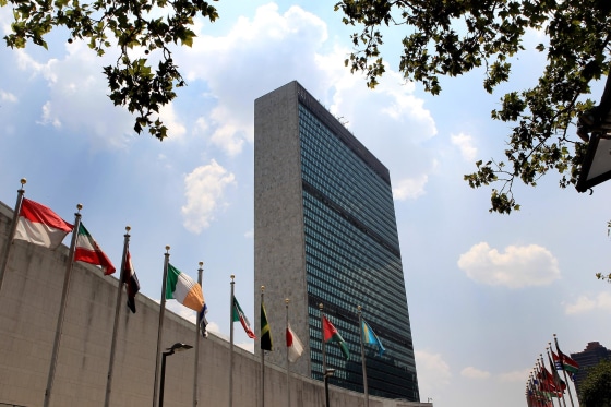 Image: A general view of the UN Headquarters