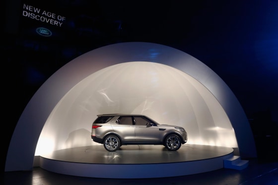 The Discovery Vision Concept, Land Rover's design vision for a family of new premium SUVs, made its global debut at an exclusive event in New York City.